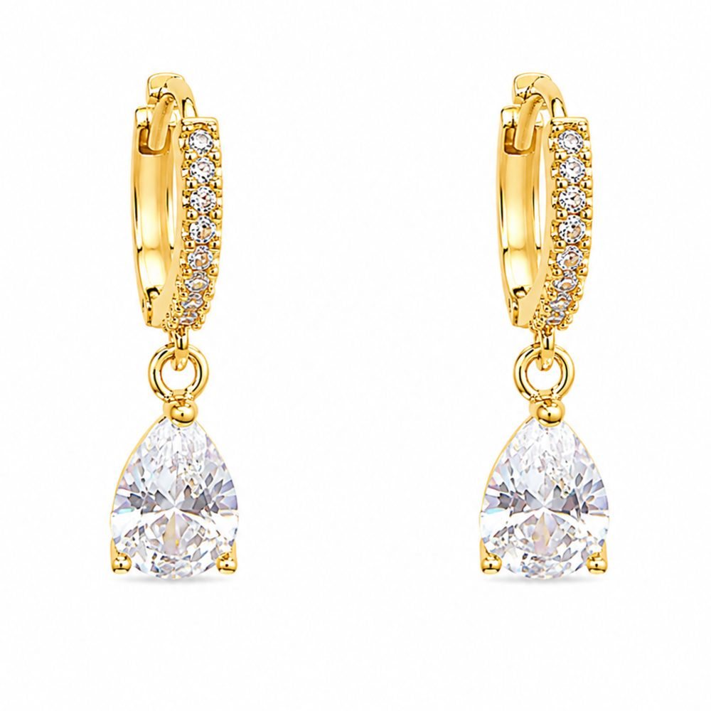ARGOLA CRAVEJA COM PINGENTE GOTA