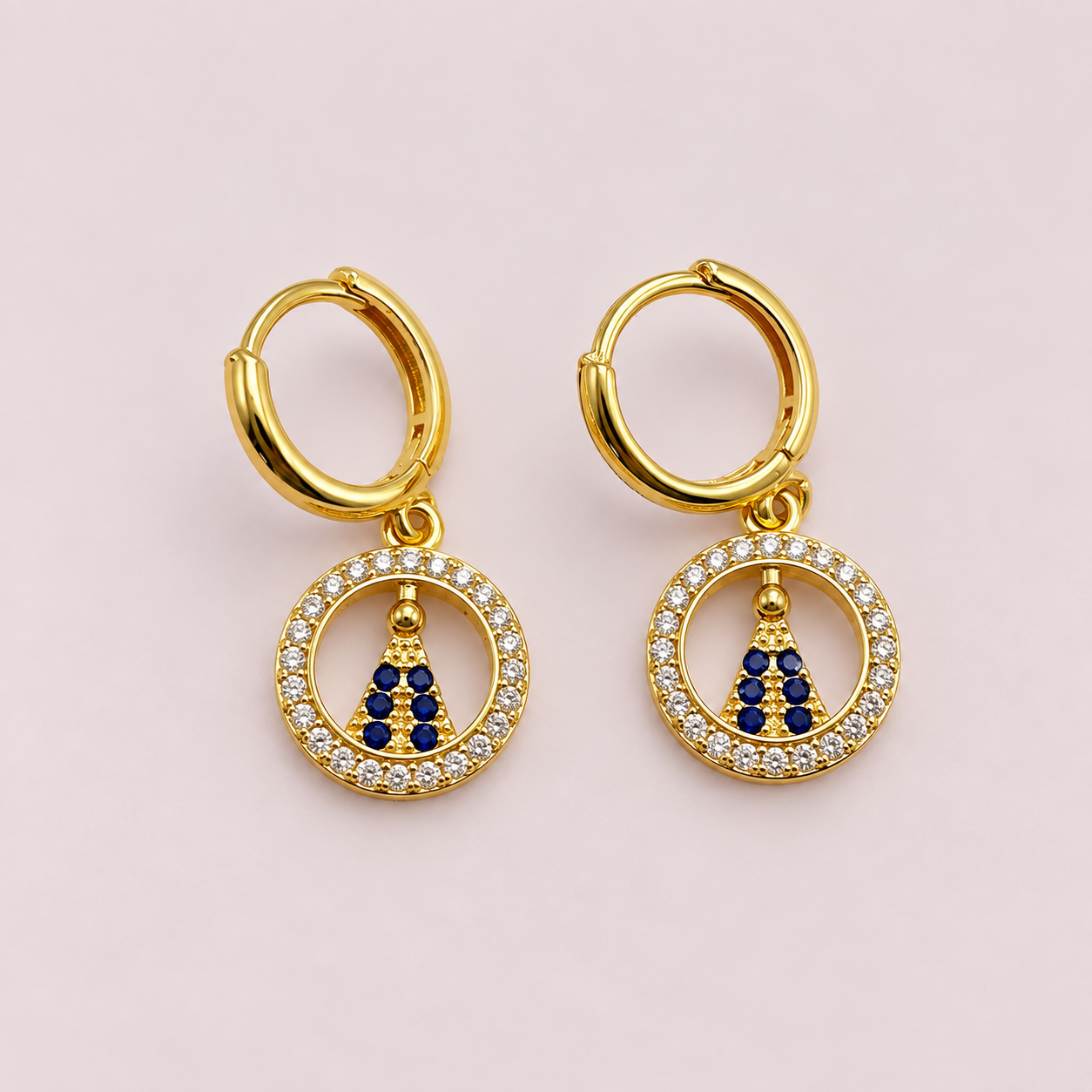 ARGOLA COM PINGENTE NOSSA SENHORA